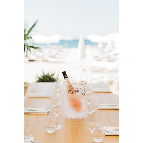 Seau à glace transparent - Château de l'Aumérade
